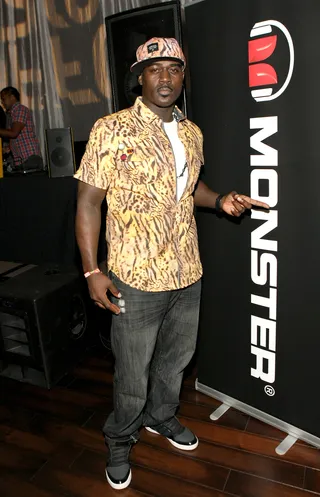 Powered by Monster - Tali Gore is all smiles as he stops for a photo on his way into the BET Music Matters &quot;Press Play Event powered by Monster. (Photo: Bennett Raglin/BET/Getty Images for BET)
