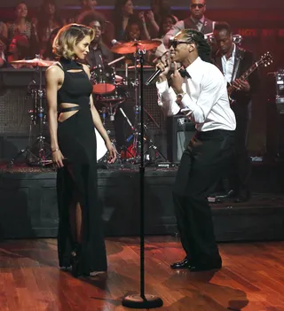 That's My Girl: When Rappers Record With Their Significant Others - Future and Ciara aren't playing around. Not only are they engaged to be married and expecting a newborn baby soon—but they're focused on making great music together, too. Their latest, "Anytime," just hit the Internet, and it's another in a line of hip hop power couples getting together on a record. Here are some others who have done the deed.&nbsp;(Photo: Lloyd Bishop/NBC/NBCU Photo Bank via Getty Images)