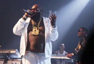 "Push It" - From day one Rick Ross made it clear that he repped for the 305 all day, every day. "Push It" gives you a Miami Vice feel layered with his signature grit that made him a rapper to be recognized and respected.  (Photo: Johnny Nunez/WireImage)