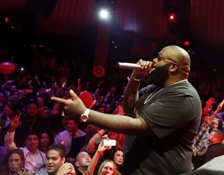 "The Boss" - In case you weren't sure if Rick Ross had arrived, in 2008 he let you know exactly who he is... "The Boss." With some assistance from T-Pain, Rick made his position in the industry known, foreshadowing some of his work to come.  &nbsp;(Photo: Isaac Brekken/Getty Images for Beats by Dre)