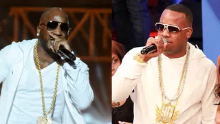 "All White Everything" ft. Jeezy - Though technically a Jeezy song, Gotti made a splash on the commercial front with this song. For the uninitiated, Gotti's feature was the mainstream endorsement he needed to take his brand further.&nbsp;(Photos from left: Chris McKay/Getty Images, Slim/BET Networks)&nbsp;