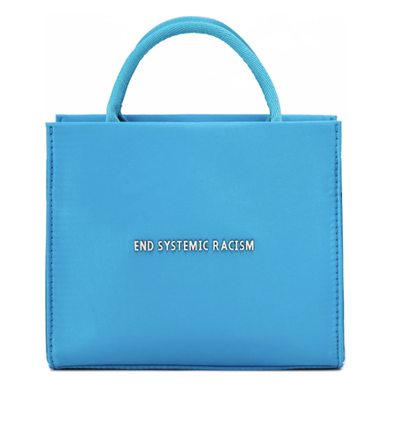 Brandon Blackwood&nbsp;- Tote $85 - If your mom is a fashionista, buy her Brandon Blackwood’s “End Systemic Racism” miniature purse. The statement-making bag is a beautiful design with a powerful message. Buy Here!