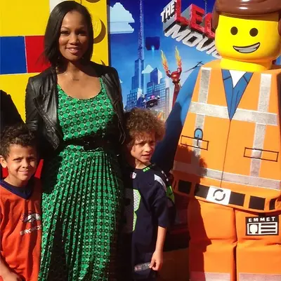 Garcelle Beauvais - We don’t need a referee to tell us how adorable Garcelle’s twin sons, Jax and Jaid, look in their Seahawks and Denver Broncos jerseys. Judging by the actress’s cute green printed dress, we’re assuming she’s a Seahawks girl at heart.  (Photo: Garcelle Beauvais via Instagram)