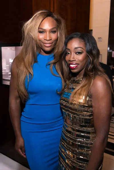 Ladies Night - Serena Williams and Estelle have a girls' night out at the Beats By Dr. Dre &amp; GRAFF Diamonds special event in New York City.(Photo: Noam Galai/Getty Images for Beats by Dr. Dre)