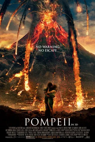 Pompeii: February 21 - Hollywood has once again hit the history books for its next great disaster film. This time out we're revisiting the Italian volcano in the city of Pompeii as a slave turned gladiator attempts to save his true love.   (Photo: Sony Pictures)