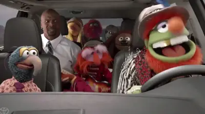Toyota - The Muppets take over Terry Crews’ Toyota and take him on a wild ride. At first he doesn’t know what he’s gotten himself into, but the actor ends up singing along and dancing with the colorful characters.&nbsp;(Photo: Toyota USA)