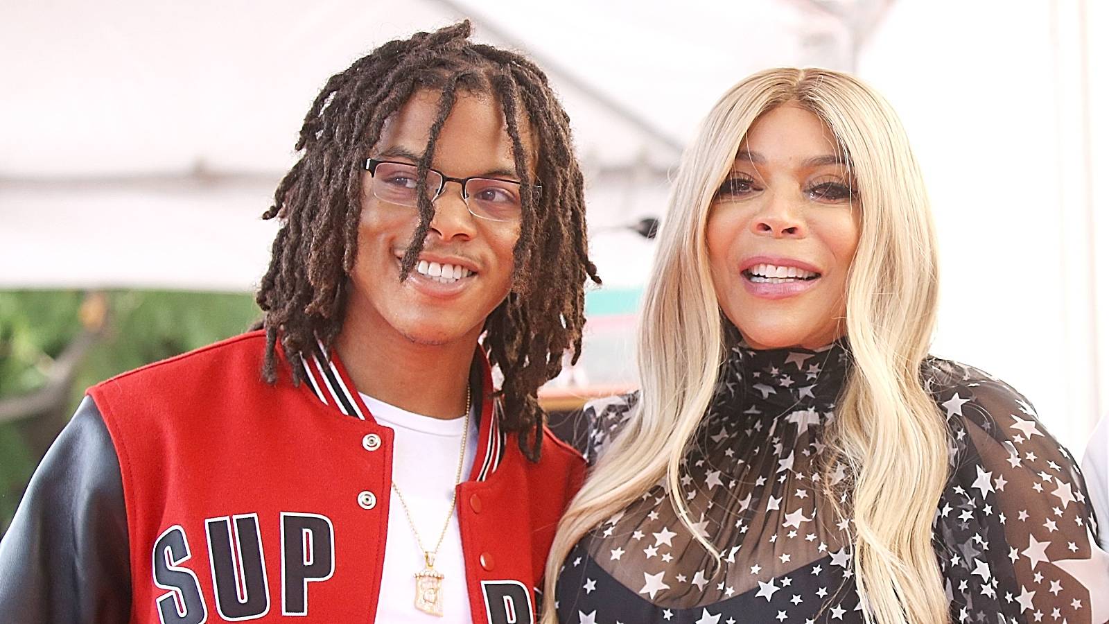 Wendy Williams and son, Kevin Hunter Jr. attend the ceremony honoring Wendy Williams with a Star on The Hollywood Walk of Fame held on October 17, 2019 in Hollywood, California. ( 