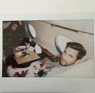 Kourtney Kardashian @kourtneykardash - It's hard&nbsp;Keeping Up With the Kardashians.&nbsp;Private jets and five-star dining is just a typical outing for Kourt and baby daddy Scott Disick. (Photo: Kourtney Kardashian via Instagram)