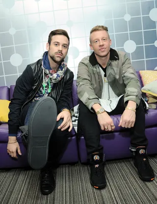Best Group: Macklemore &amp; Ryan Lewis - Macklemore and Ryan Lewis have already taken home pretty much every top honor for their independent release,&nbsp;The Heist. Now they've set their sights on a BET Award. The duo is sure to garner a number of votes as their hits like &quot;Same Love&quot; and &quot;Thrift Shop&quot; proved their mainstream appeal. (Photo: Ilya S. Savenok/Getty Images for BET)