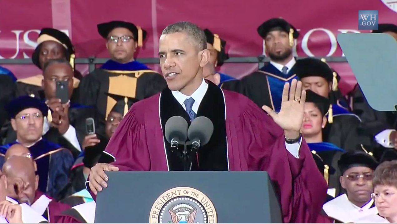 National News, The President Tells Morehouse Grads to Be a "Good Role Model"