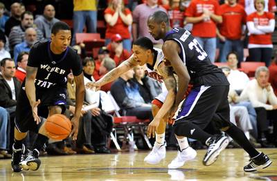 5. College Man - Damian Lillard went to Weber State in Utah. You may have never heard of Weber before, but best believe that they turn out champs like Damian!&nbsp;(Photo: Ethan Miller/Getty Images)