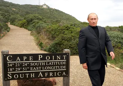 Vladimir Putin  - Russian President Vladimir Putin took in some sight-seeing during a two-day state visit to South Africa in March. (Photo: REUTERS/Howard Burditt)