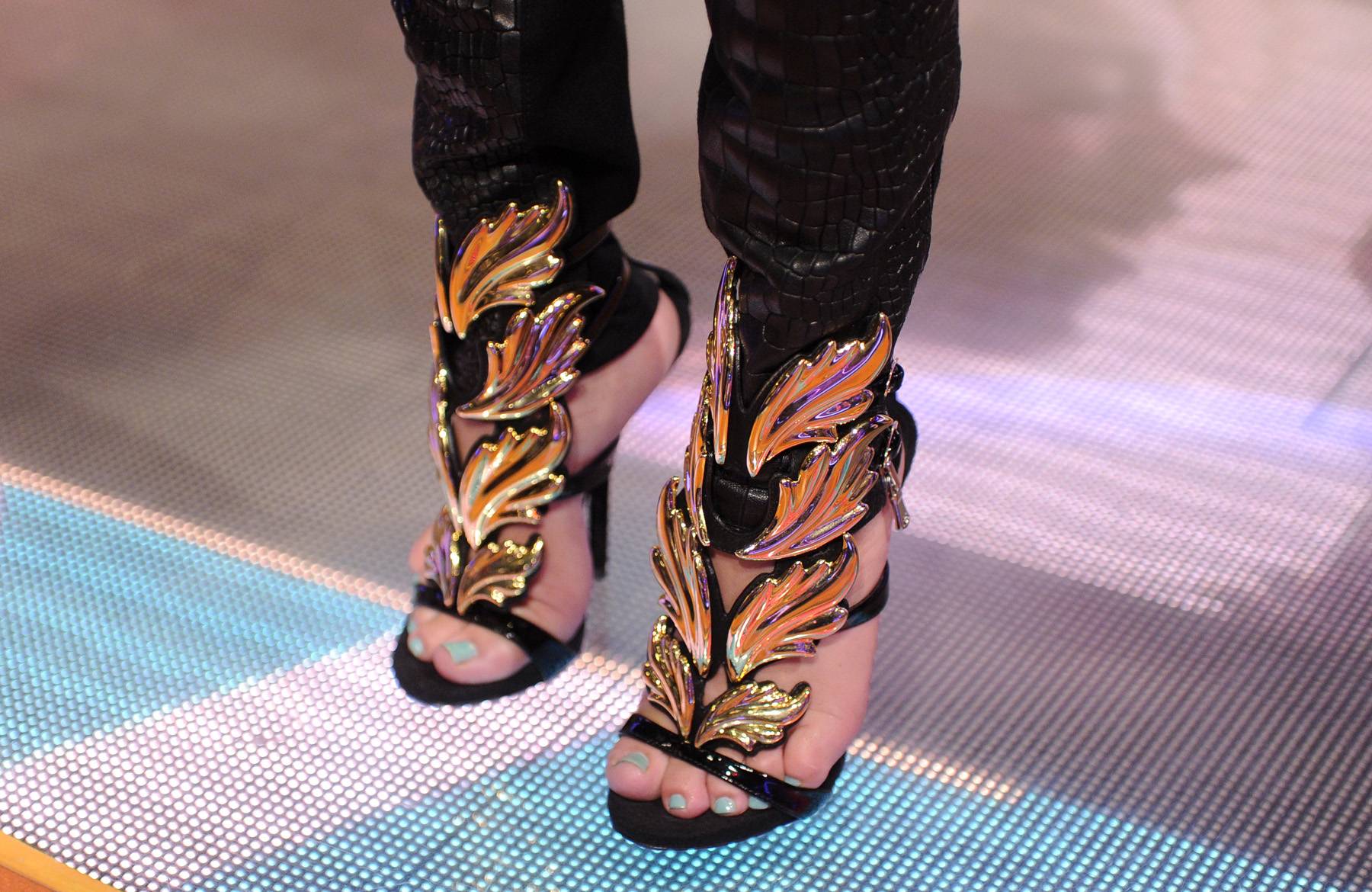 Feet on fire - - Image 24 from Exclusive Access: Eve, Wayne Brady and  French Montana visit 106 & Park | BET