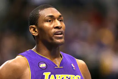 Ron Artest - In 2011, Ron Artest traded in his given name for a more positive one, deeming himself Metta World Peace (&quot;Metta&quot; means love, friendship and kindness). The Lakers forward told the Los Angeles Times that he changed his name &quot;to inspire and bring youth together all around the world&quot;(Photo: Ronald Martinez/Getty Images)