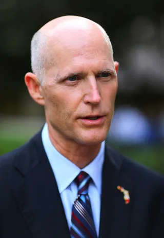 Scott Under Fire - Black members of Florida's state legislature had harsh words this week concerning Gov. Rick Scott. Criticisms ranged from how he handled the state's controversial new voting rules and to not appointing enough African-American judges.  (Photo: Joe Raedle/Getty Images)