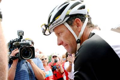 Retirement and USADA Investigation - Armstrong announced his retirement for a second time in February 2011. U.S. federal prosecutors drop criminal charges against him in February 2012, but the U.S. Anti-Doping Agency (USADA) officially charged Armstrong with doping and trafficking of drugs in June, banning him from competing in cycling and triathlon. In August, Armstrong said he will not fight USADA?s charges.(Photo: Gail Oskin/Getty Images)