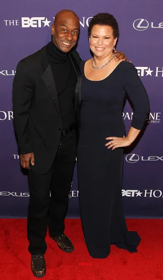 The Picture of Power - BET Networks executives Stephen G. Hill and Debra Lee looked like the picture of power and perfection on the red carpet.(Photo: Paul Morigi/Getty Images for BET)
