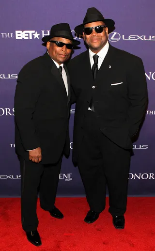 Legends in Black: Jimmy Jam and Terry Lewis - Legendary R&amp;B and pop music songwriting and record production team&nbsp;Terry Lewis and Jimmy Jam graced us with their prolific presence on the red carpet.&nbsp;(Photo: Paul Morigi/Getty Images for BET)