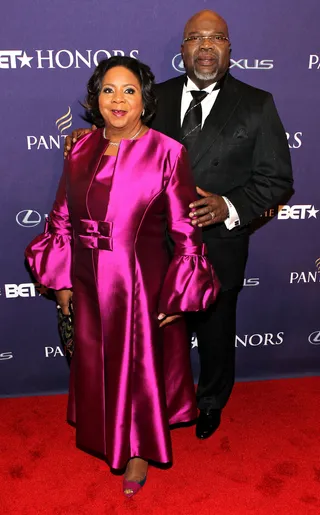 The Gospel of T.D. Jakes - BET Honors&nbsp;Award for Education recipient T.D. Jakes and wife&nbsp;Serita Jakes walked the red carpet with Godly graciousness.&nbsp;(Photo: Paul Morigi/Getty Images for BET)