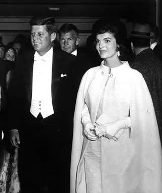Jacqueline Kennedy Onassis - This first lady exhibited grace, elegance and, of course, an iconic style way beyond her years in the White House. With her ornate coats that #ScandalBET's Olivia Pope only wishes she owned, Jacqueline Kennedy Onassis seemed to always be draped in a sheet of exquisiteness.&nbsp;(Photo: Courtesy Kennedy Library Archives/Newsmakers)