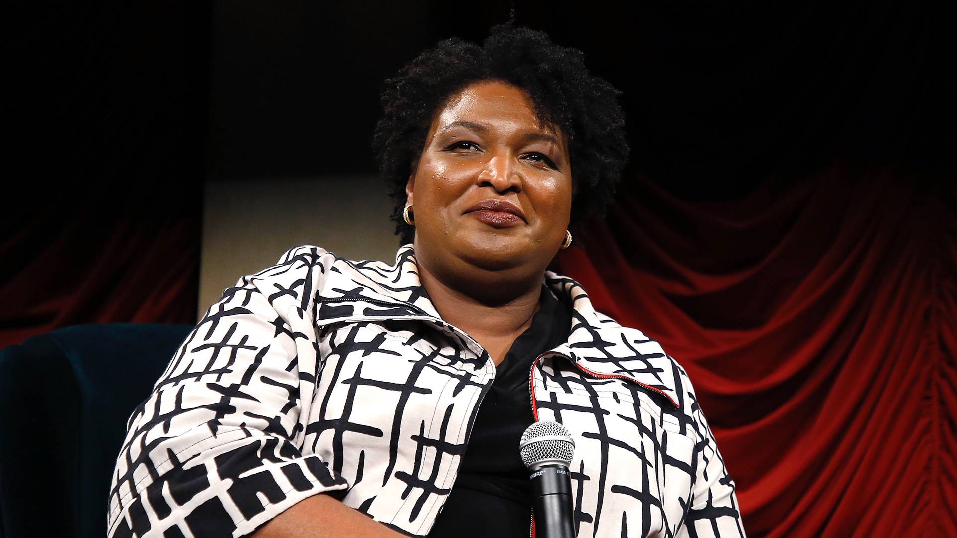Stacey Abrams on BET Buzz 2020.