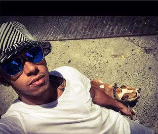 Lewis Hamilton @lewishamilton - "Runnin thru the streets wit my woe!&nbsp;#coconut&nbsp;#bestbuddies #NYC"Who doesn't love a guy who loves dogs...and Rihanna?! Yup, you read that right! This race car driver is rumored to be Rih Rih's new man!  (Photo: Lewis Hamilton via Instagram)