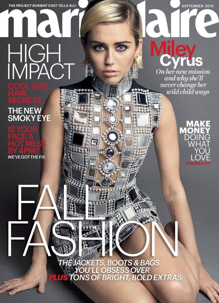 Miley Cyrus on Marie - Image 10 from On Newsstands Now: Kim Kardashian,  Jennifer Lopez, and More | BET