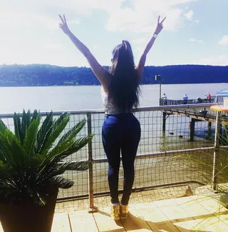 La La Anthony - “La Marina all summer....”The actress takes up some prime real estate at N.Y.C.’s favored waterfront. (Photo: La La Anthony via Instagram)