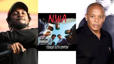 Straight Outta Compton - Compton, aka Hub City, forever became entrenched in hip hop culture when NWA&nbsp;stomped straight out of it in 1988 and made the world respect the West Coast and gangsta rap. With the CPT's native sons gearing to release their biopic nationwide on Friday, let's take a look at anthems and tributes recorded by some of Compton's finest, showing love for their 'hood and origins of reality rap.&nbsp;—Michael Harris (@IceBlueVA)(Photos from left: Tim P. Whitby/Getty Images, Ruthless/Priority Records, Kevin Winter/Getty Images)