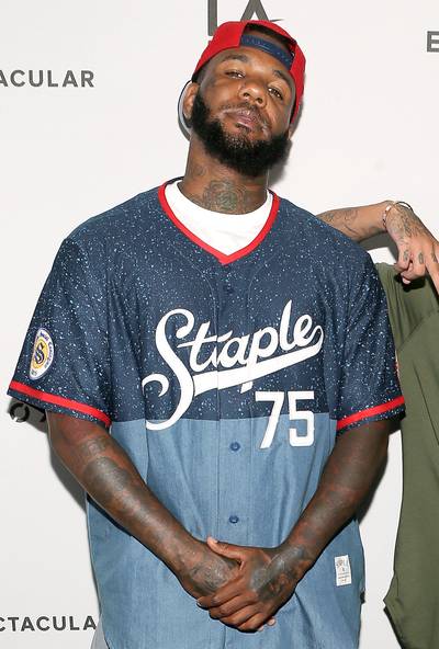 The Game Featuring 50 Cent&nbsp;–&nbsp;'Hate It or Love It'&nbsp; - Game walked away with a No. 1 single on the Billboard R&amp;B/ Hip Hop Charts after telling his story about growing up in the gang-infested city. His blood lines included, &quot;Believe you me homie, I know all about losses/&nbsp;I'm from Compton, wear the wrong colors, be cautious/ One phone call&nbsp;y'all have your body dumped in Marcy/&nbsp;I stay strapped like car seats, been banging.&quot;&nbsp;(Photo: Mike Windle/Getty Images for Equinox)