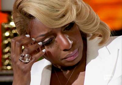 Nene's Breakdown - No one saw Nene Leakes having a small breakdown during the RHOA reunion special for this past season, but when it happened, it was a huge deal and a shock to our systems.   (Photo: Bravo)