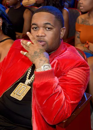 DJ of the Year: DJ Mustard - Kind of hard to deny Mustard as he has been instrumental in paving the way for a new breed of West Coast talent.(Photo by Paras Griffin/BET/Getty Images for BET Networks)