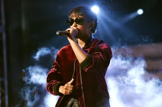 ATLANTA, GA - OCTOBER 09: Rapper DeJ Loaf performs onstage at the BET Hip Hop Awards Show 2015 at the Atlanta Civic Center on October 9, 2015 in Atlanta, Georgia. (Photo: Paras Griffin/BET/Getty Images for BET Networks)