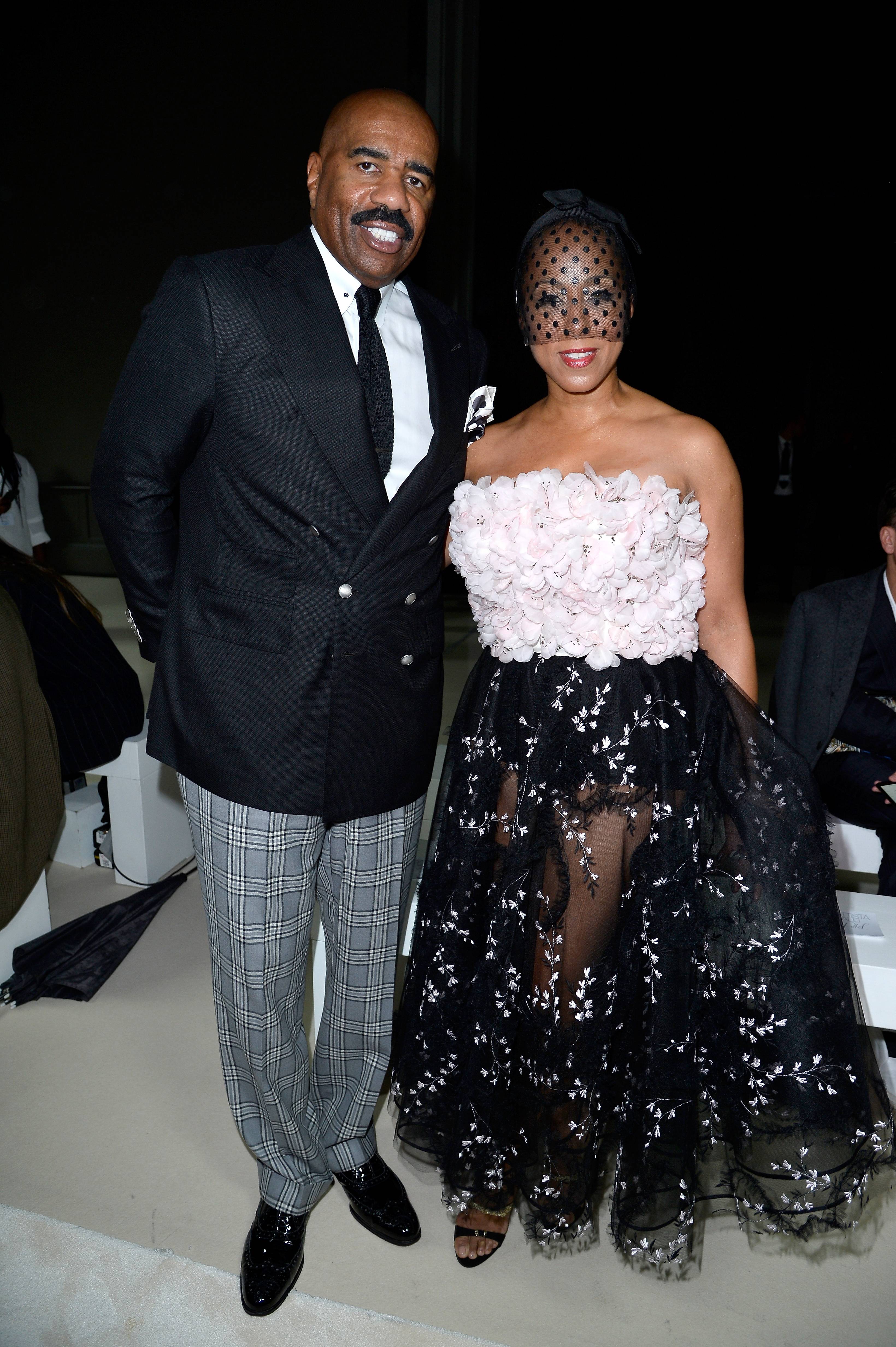 Marjorie Harvey attending the Christian Dior show as part of Paris