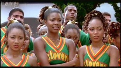 The Clovers in Bring It On - Bring It On recently celebrated 15th years since hitting the big screen, and that means it was 15 years ago that Gabrielle Union threw on her Clovers uniform to school the Toros. Let's not forget the girls from Blaque, who were always there to back her up.(Photo: Universal Pictures)