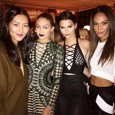 The Supermodel Squad - Imagine being a supermodel. Now imagine all your BFFs are supermodels, too, and you're all traveling for Fashion Week. Now, that makes for some epic slumber parties! Joan Smalls, Gigi Hadid&nbsp;and Kendall Jenner are just a few of the bunch.(Photo: Joan Smalls via Instagram)