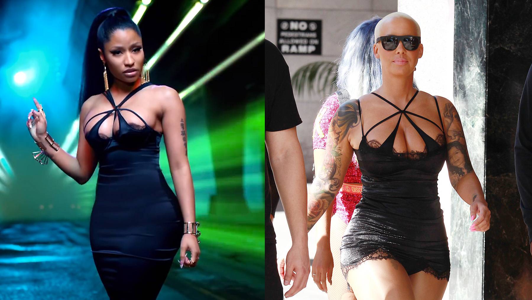 Celebrity Looks For Less: Nicki Minaj Balmain Playsuit