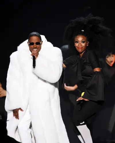 &nbsp;LAS VEGAS, NV - NOVEMBER 06: Recording artists Ma$e (L) and Brandy perform onstage during the 2016 Soul Train Music Awards at the Orleans Arena on November 6, 2016 in Las Vegas, Nevada. (Photo: Kevin Winter/BET/Getty Images for BET)&nbsp;