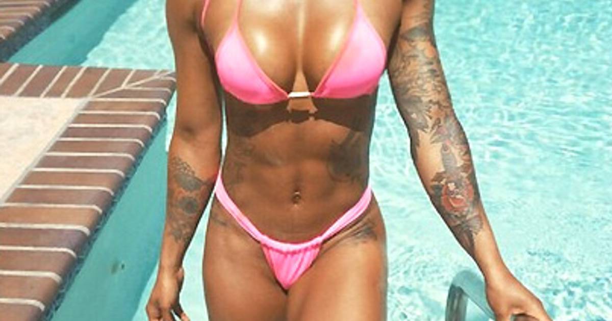 Massy Arias - The - Image 150 from #Baewatch: Ashanti's Baby Sister Is  Snatched To The Max In This String Bikini