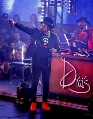 Stage Life - Future rocked the stage at Drai's nightclub in Las Vegas.(Photo: Judy Eddy/WENN.com)