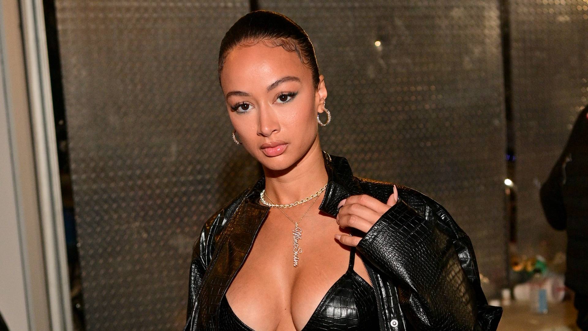 Draya Michele attends a Day Party Hosted by Travis Scott at Allure Gentlemen's Club on March 6, 2021 in Atlanta, Georgia. 