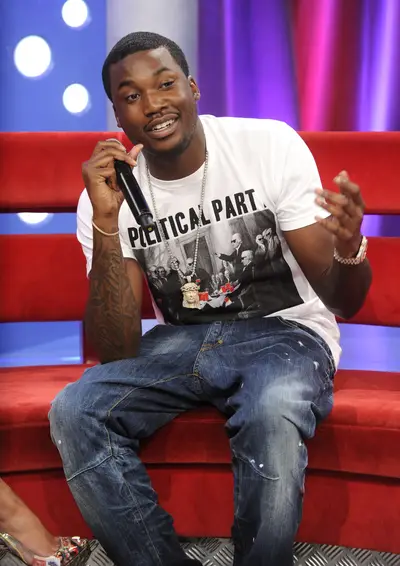 Meek Mill for Puma - MMG's Meek Mill signed a deal to be the newest face of Puma sneakers, and he repped hard for the sneakers after Reebok dropped his bawse, Ross, following controversy over his &quot;U.O.E.N.O.&quot; lyrics. Said Mill, &quot;F--- Reebok, we wear Pumas.&quot;  (photo: John Ricard / BET)