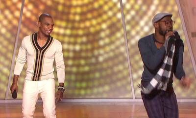 Kirk Franklin - Next, Kirk joins Mali Music to round out the medley and take us further in the competition.  (Photo: BET)