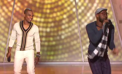Kirk Franklin - Next, Kirk joins Mali Music to round out the medley and take us further in the competition.  (Photo: BET)