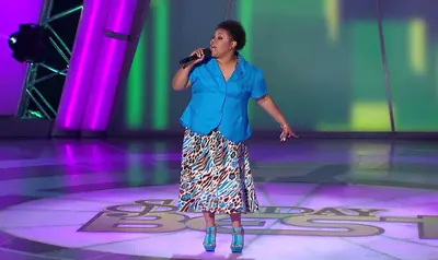 Jessica Dudley - Jessica went on to perform the Commissioned classic &quot;I'm Going On.&quot;  (Photo: BET)