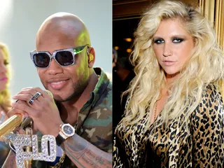 "Right Round" - Before Ke$ha was an "Animal" in music, she was doing a lot of songwriting and her biggest hit before hitting it big was writing the hook of Flo Rida's "Right Round." The song is incredibly infectious and was seen and heard everywhere a few summers ago.(Photos from left: Mike Coppola/Getty Images, Rabbani and Solimene Photography/Getty Images)