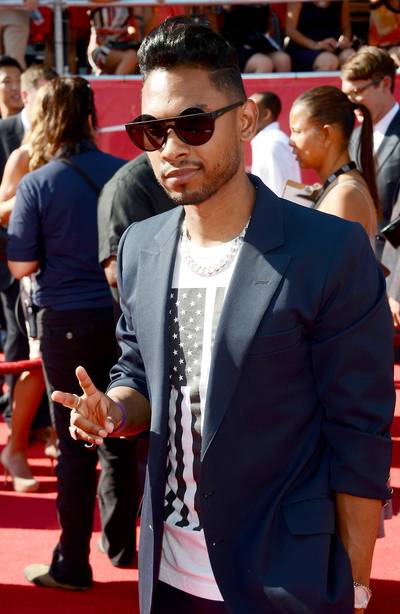 The Crooner - Miguel arrives at the 2012 ESPY Awards sporting a new hairstyle. (Photo: Frazer Harrison/Getty Images)