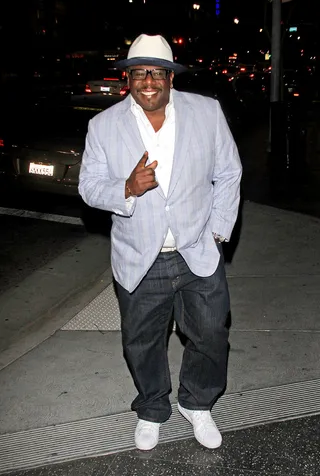 On the Town - Cedric the Entertainer is spotted outside Black Hollywood hotspot Cafe Entourage after attending a charity event in Hollywood. (Photo: Greg Tidwell, PacificCoastNews.com)