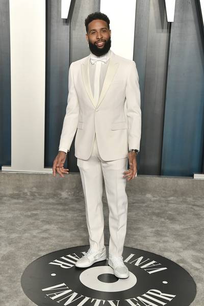 Odell Beckham Jr. - Looking fresh and clean, Odell Beckham Jr. looked dapper in his tailored all white suit.(Photo by Frazer Harrison/Getty Images) (Photo by Frazer Harrison/Getty Images)