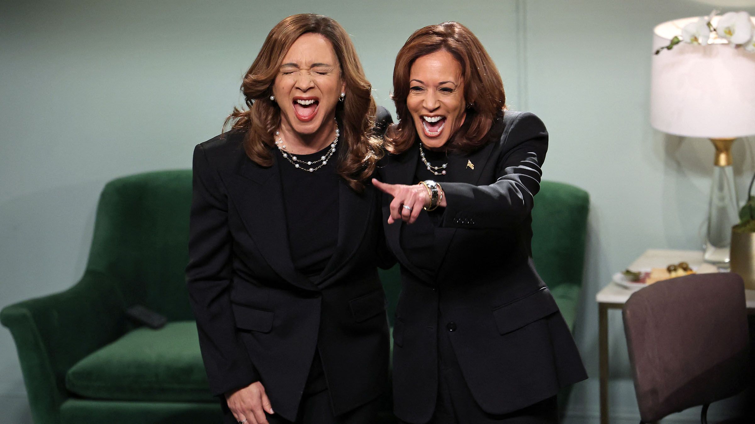 Kamala Harris Joins Maya Rudolph for a Surprise Appearance on ‘Saturday